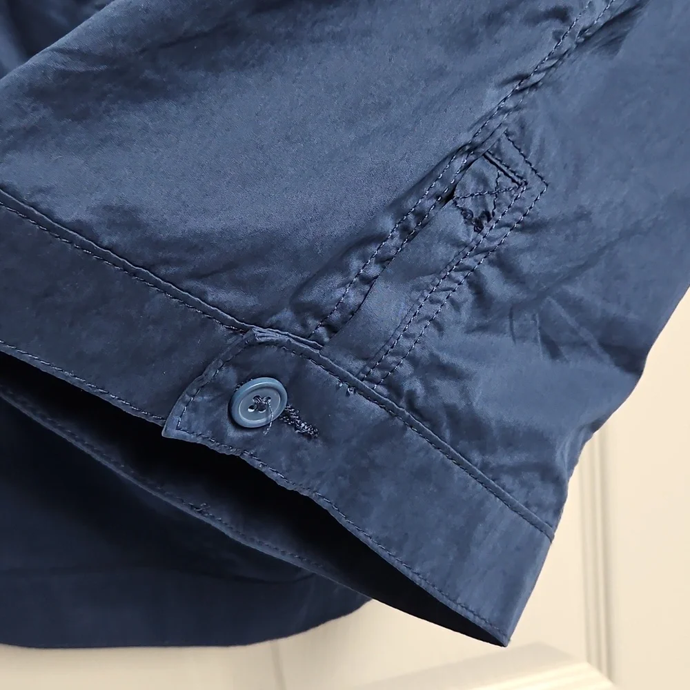 Westbound Parachute‎ Crop Mid Rise Relaxed Leg Pants: Color- Blue: Size- 20W